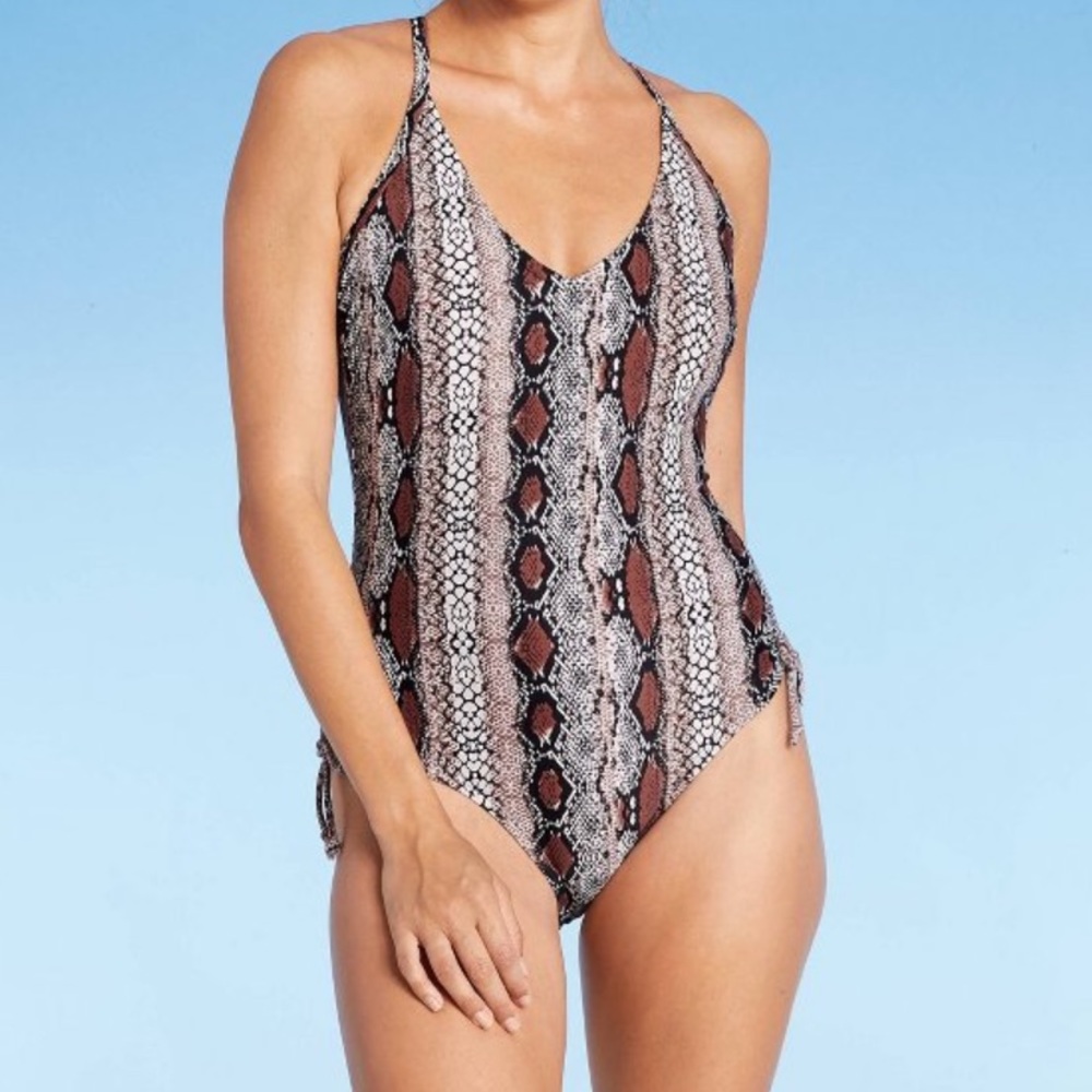 Snakeskin Universal Thread one piece bathing suit